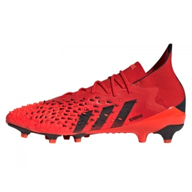 Adidas Predator Freak.1 Ag M FY6253 fotbollsskor röd röd 1