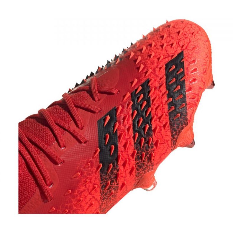 Adidas Predator Freak.1 Low Sg M FY6267 fotbollsskor röd svart röd 2