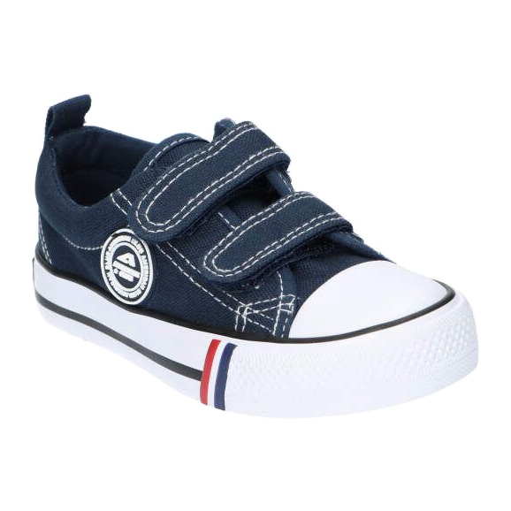 American Club Marinamerikanska LH35 kardborre sneakers blå 3