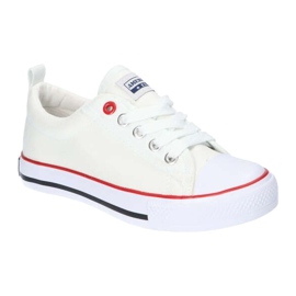 American Club American White Classic LH25 bundna sneakers vit vit 1