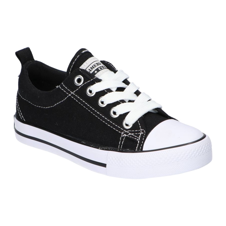 American Club Svarta amerikanska LH20 svarta sneakers vit 2