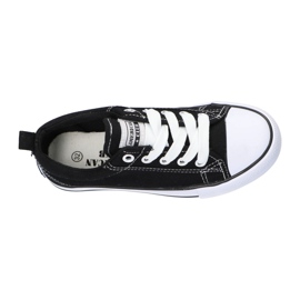 American Club Svarta amerikanska LH20 svarta sneakers vit 1