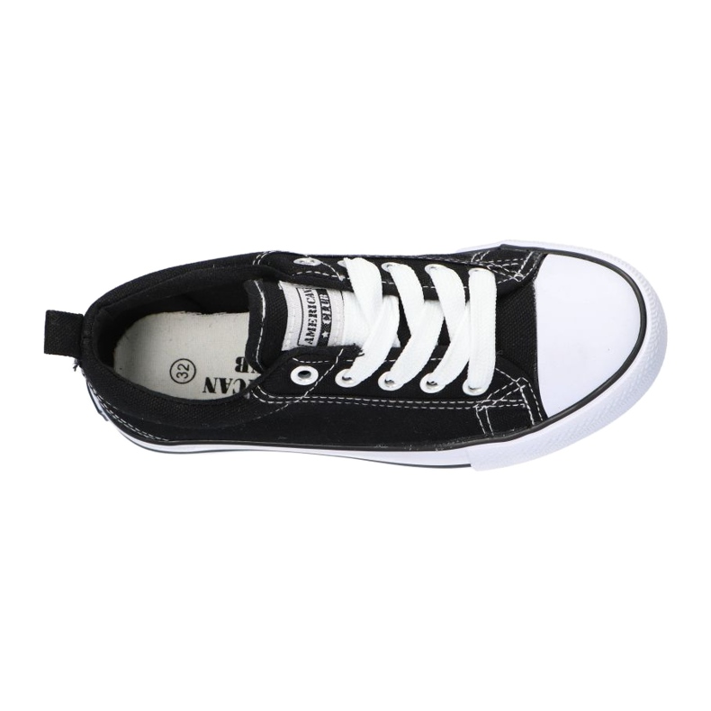 American Club Svarta amerikanska LH20 svarta sneakers vit 1
