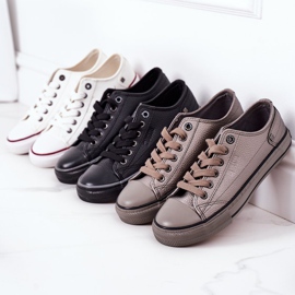 Sneakers för damer Big Star II274003 Grafit mångfärgad 1