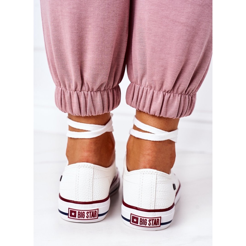 Sneakers dam Big Star II274001 Vit 1