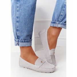 S.Barski Dam mocka loafers S. Barski grå 4