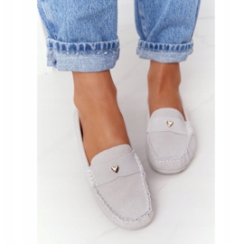 S.Barski Dam mocka loafers S. Barski grå 1