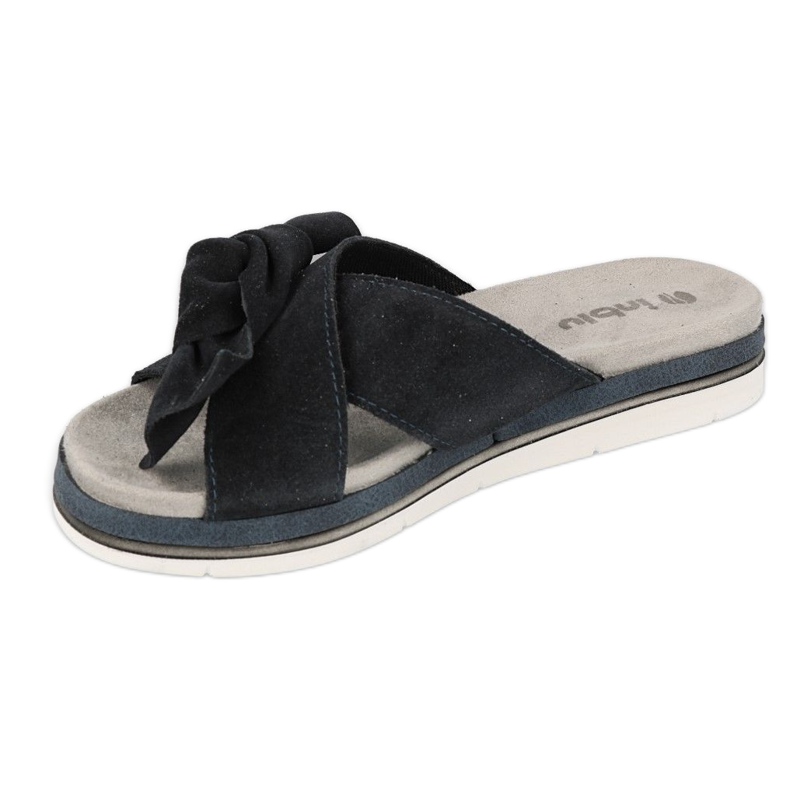 Inblu tofflor damskor 158D156 marinblå 2