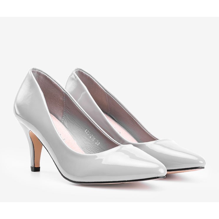 Grå pumps på en Faith stilettklack 1