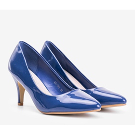 Blå pumps på en Faith stilettklack 1