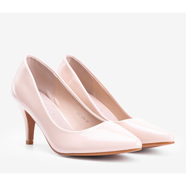 Beige pumps på en Faith stilettklack 1