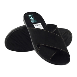 Tofflor för män Adanex 20310 svart 3