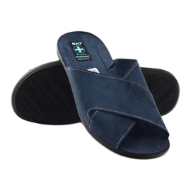 Adanex tofflor män 20308 marinblå tofflor 3