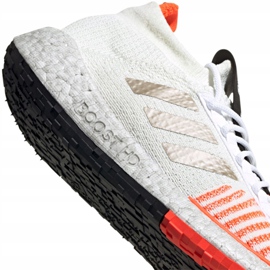 Adidas PulseBOOST Hd M EE9564 skor vit orange 2