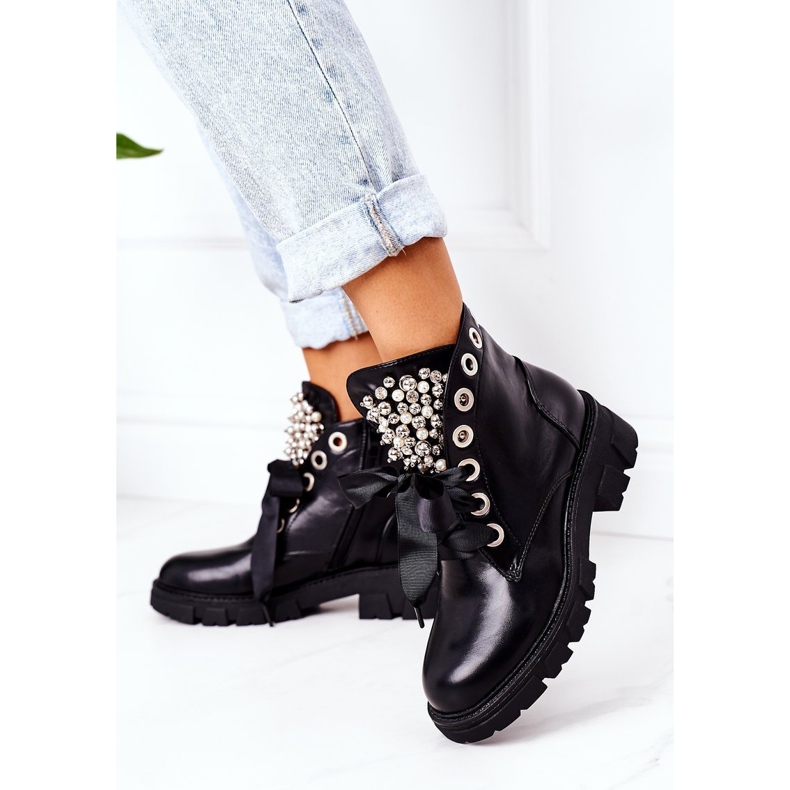 PS1 Varma arbetare med metallpärlor Svart Perla 2