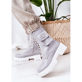 PS1 Varma arbetare med fickan Ljusgrå Awesome 2