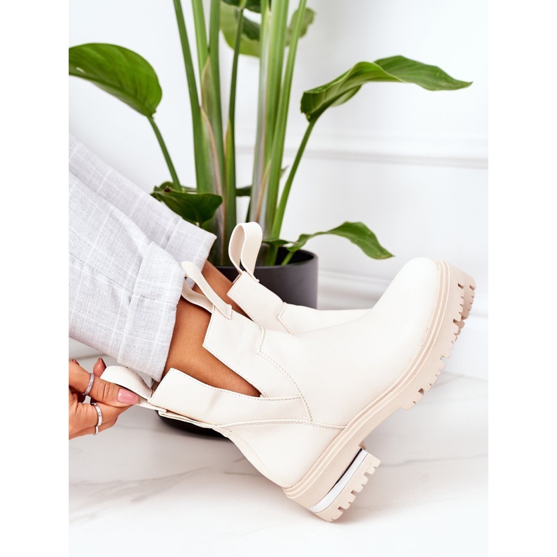 PS1 Varma stövlar Jodhpur stövlar Beige Rock It 1