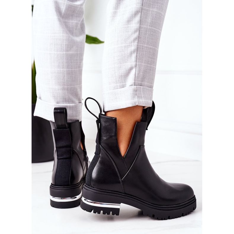 PS1 Varma svarta stövlar Jodhpur stövlar Rock It 2