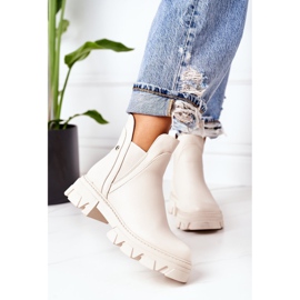 PS1 Varma stövlar Jodhpur stövlar Beige Hashtag 2