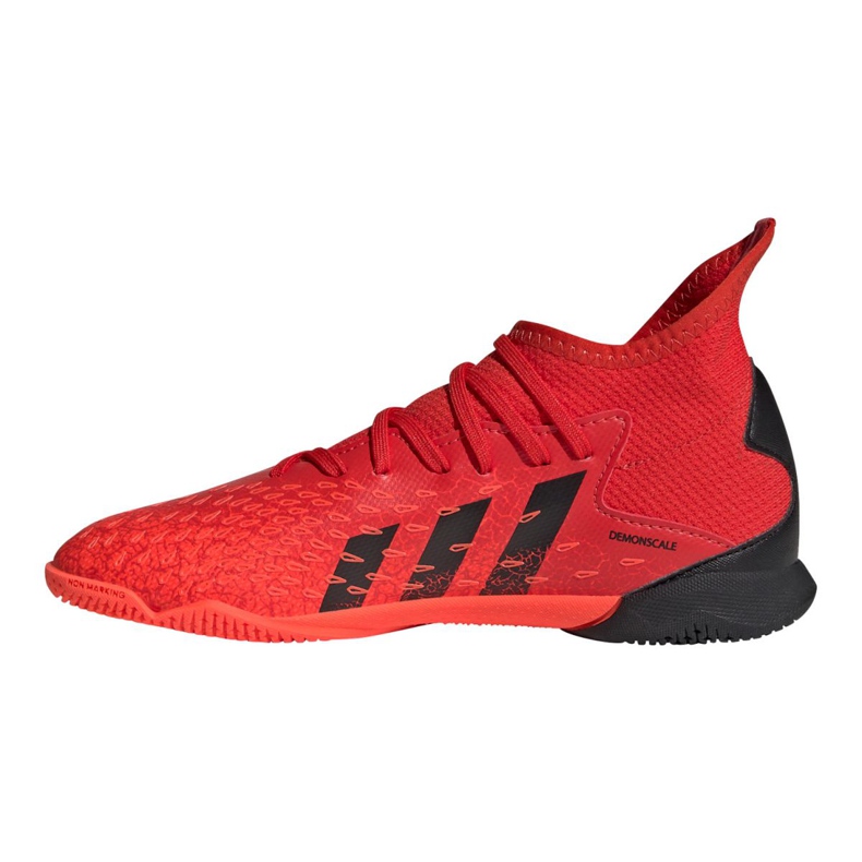 Adidas Predator Freak.3 In Jr FY6288 fotbollsskor röd apelsiner och röda 1