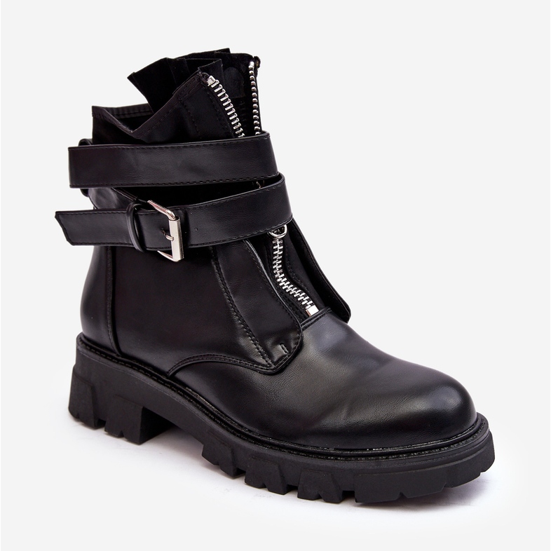 PS1 Warm Boots Workers Black Not Realy svart 1