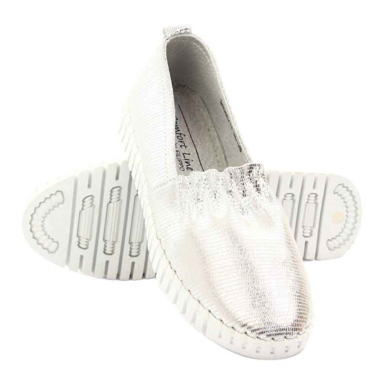 Damskor Filippo DP068 silver grå 3