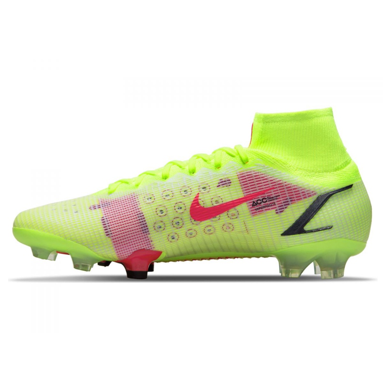 Nike Superfly 8 Elite Fg M CV0958-760 fotbollsskor grön neon grön 1
