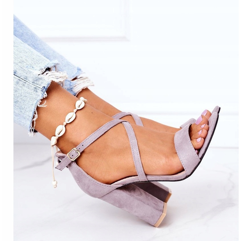 PS1 Mockasandaler på en bar grå dans med mig 4