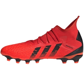 Adidas Predator Freak.3 Mg M FY6303 fotbollsskor mångfärgad apelsiner och röda 1