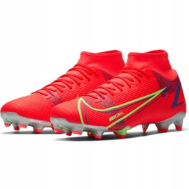 Nike Mercurial Superfly 8 Academy Mg M CV0843 600 fotbollsskor röd 3