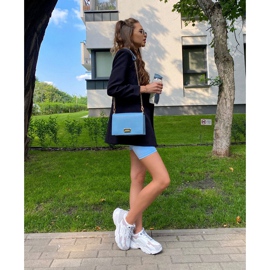 Kvinnors sportskor Memory Foam Big Star HH274255 Vit-violett grå 1