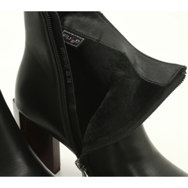 Svarta Filippo DBT1553 / 21 BK stövlar 4