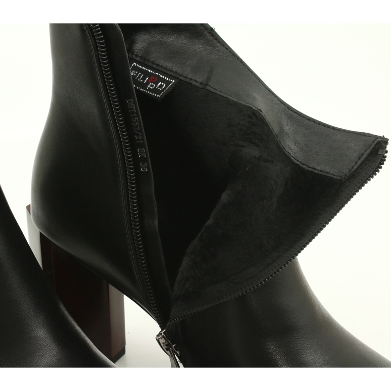 Svarta Filippo DBT1553 / 21 BK stövlar 4