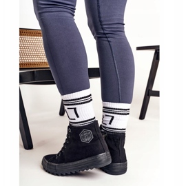 Dam Sneakers Big Star FF274244 Svart 4