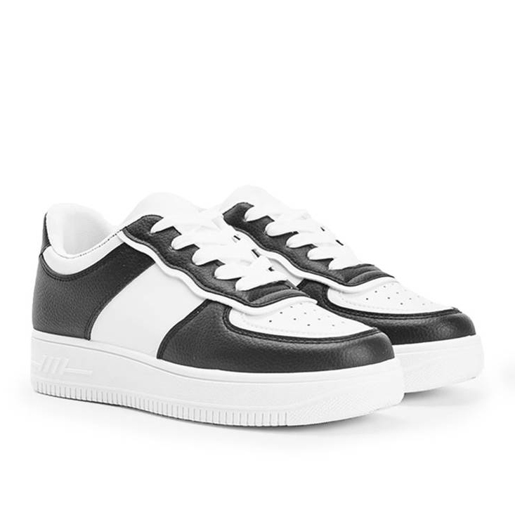 Svart och vita Noyale sneakers 1