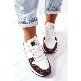 Sportskor Sneakers White Next vit brun 1