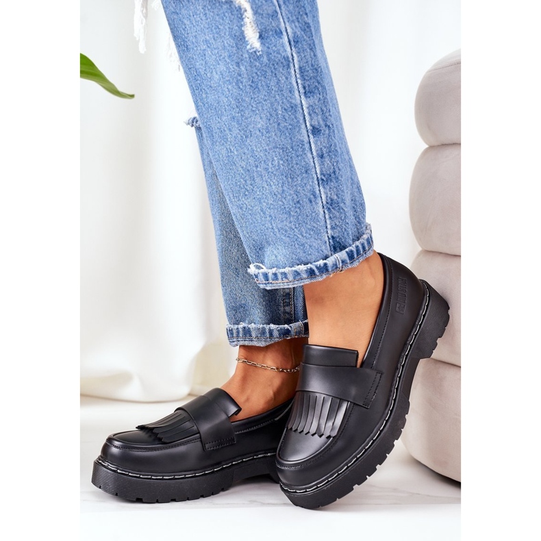 Läder Loafers Big Star II274100 Svart 2