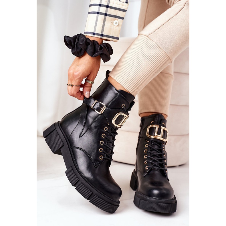 PS1 Varma arbetare med ett guldspänne svart Maybelle 1