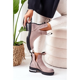 PS1 Warm Booties Jodhpur -stövlar med dragkedja Gray My Way grå 1