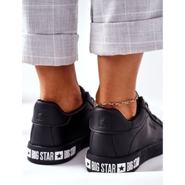 Damskor i läder Big Star II274030 Svart 1