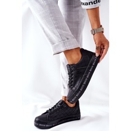 Läderskor på The Big Star II274070 Black Platform svart 1