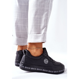 Läderskor på The Big Star II274074 Black Platform svart 2