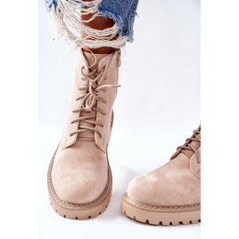 PS1 Mocka Booties Dragkedja Beige Belados 1