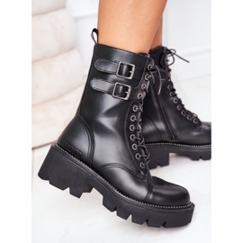 Kvinnors isolerade Workers Big Star II274113 Svart 1