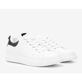 BM Svartvita sneakers på en tjock Influ -sula 2