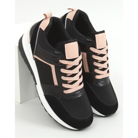 Svart P79 Svarta kilskor sportskor 1