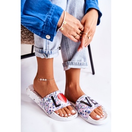 Dam Tofflor Big Star Love White DD274A256 vit 1