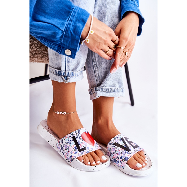 Dam Tofflor Big Star Love White DD274A256 vit 1