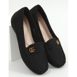 Svart Kvinnors svarta loafers H8192 Negro 1