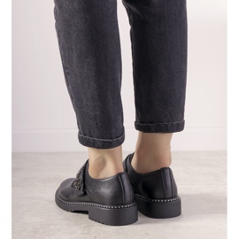 Slip-on silverskor med GF-FD9 dubbar svart 2